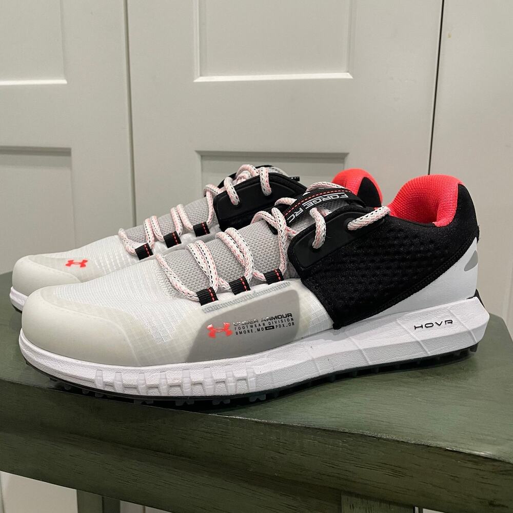 New Under Armour HOVR Forge RC Spikeless Golf Shoes Size 8 3024366 102